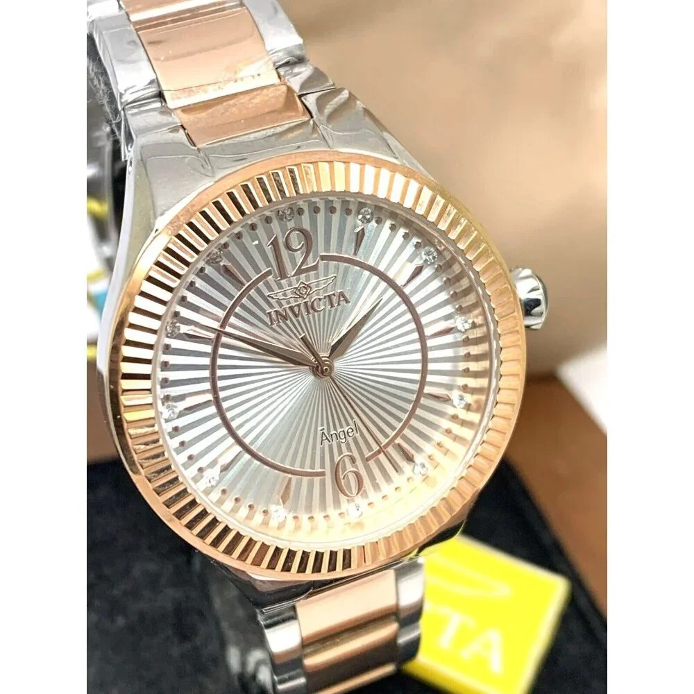 Invicta Women's Watch 28343 Angel Quartz Two Tone Stainless Steel 35mm
